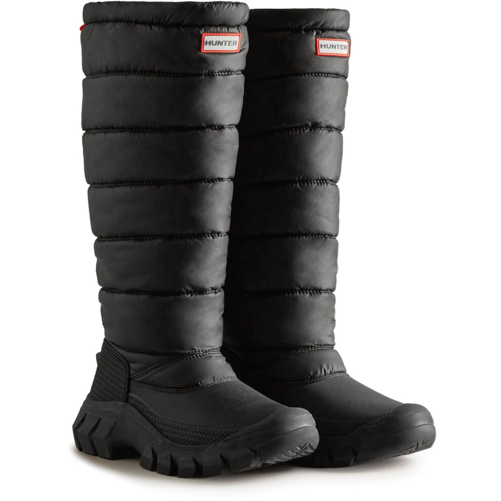 Hunter (, 4 (Adults')) Intrepid Nylon Women's Wellington Boots Black
