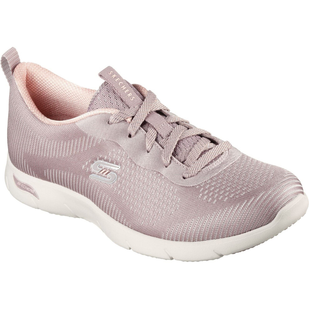 Skechers (Brown, 3 (Adults')) Arch Fit Refine Classy Doll Textile Women's Dark Taupe Trainers