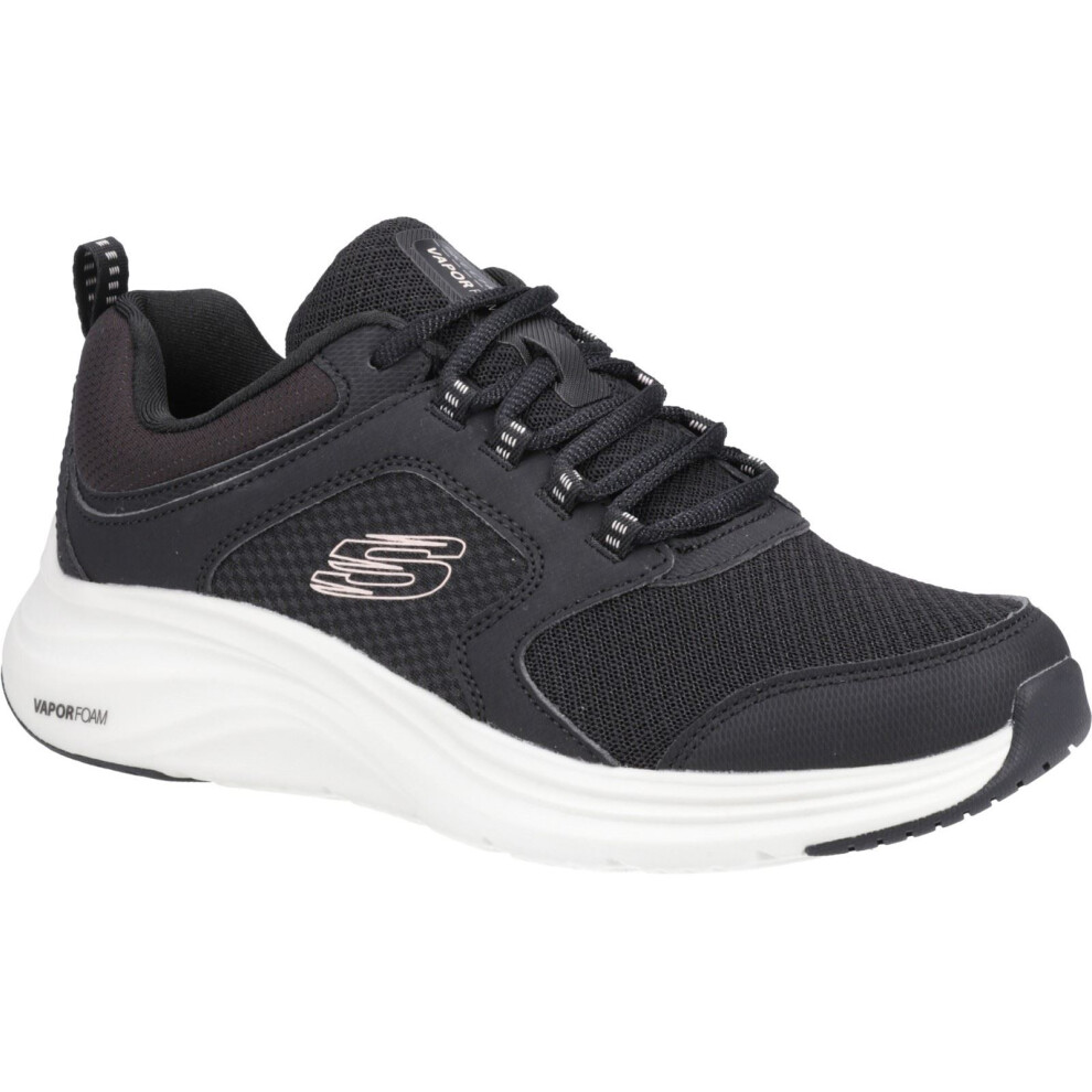 Skechers (Black, 4 (Adults')) Vapor Foam Textile Women's Black/Pink Trainers