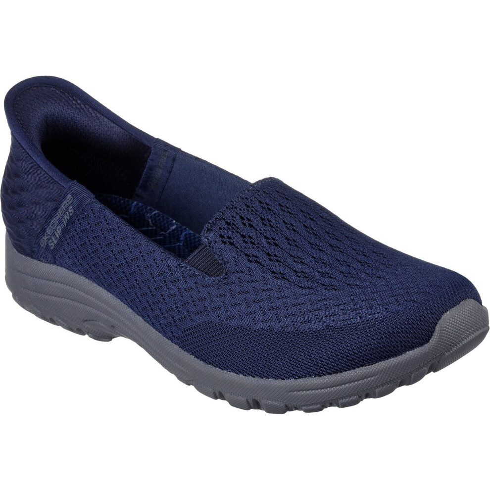 Skechers (, 4 (Adults')) Reggae Fest 2.0 - Guiding Polyester Women's Navy Trainers Blue
