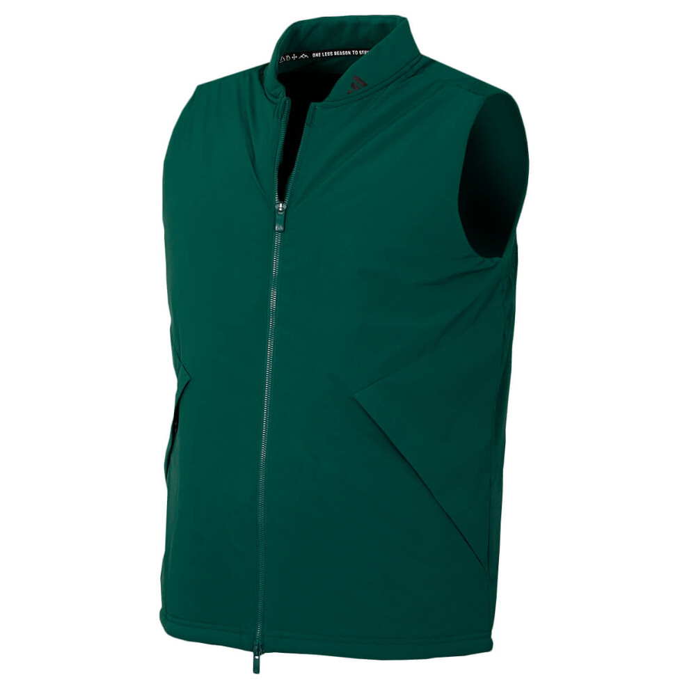 (M, Collegiate Green) adidas Golf Mens 2024 Ultimate 365 FrostGuard Water Repellent Vest Gilet