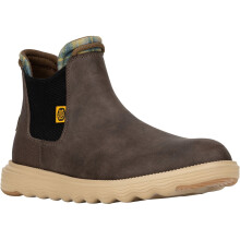 (Brown, 12 (Adults')) HEYDUDE Branson Classic Polyurethane Men's Desert Brown Boots