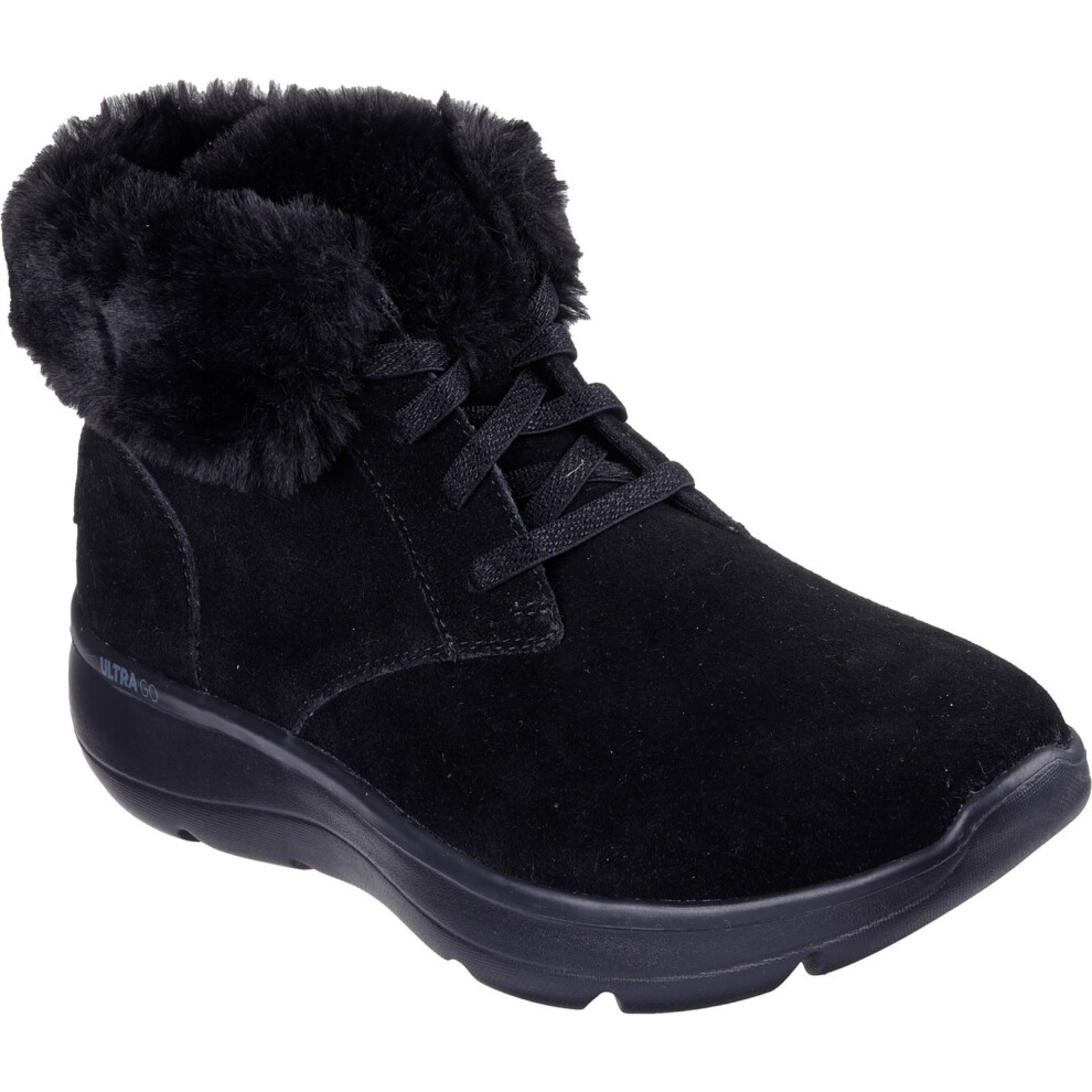 (Black, 6 (Adults')) Skechers SK144334 ON-THE-GO JOY Suede Women's Black Boots