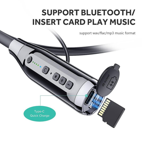 A12 Neckband Bluetooth Headphones 2