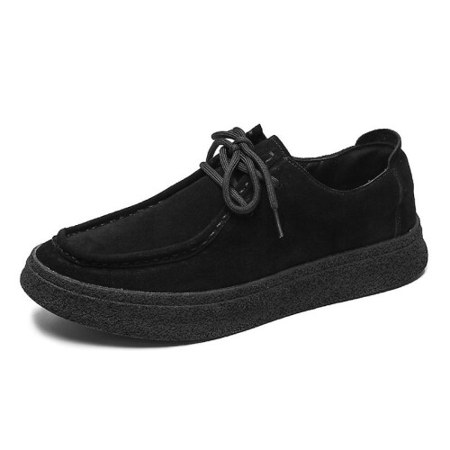 Mens Womens  Apache Suede Shoes - (black)