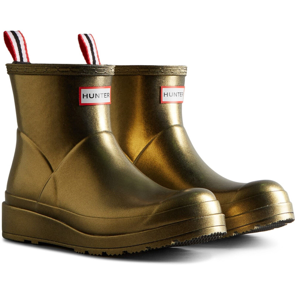(Gold, 4 (Adults')) Hunter Nebula Play Rubber Women's Gold Wellington Boots