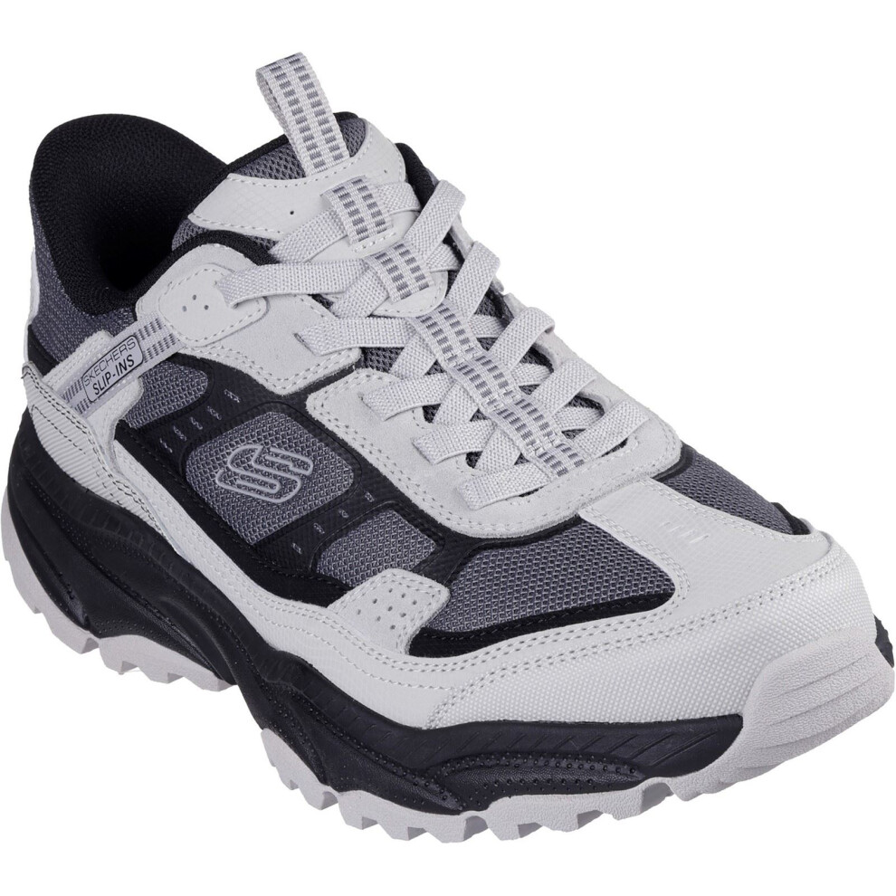 (Grey, 7 (Adults')) Skechers Vigor AT Leather Men's Grey/Black Hiking Boots