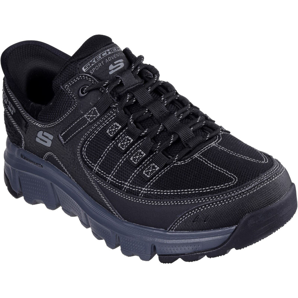(Black, 10 (Adults')) Skechers Summits AT Synthetic Men's Black/Charcoal Hiking Boots
