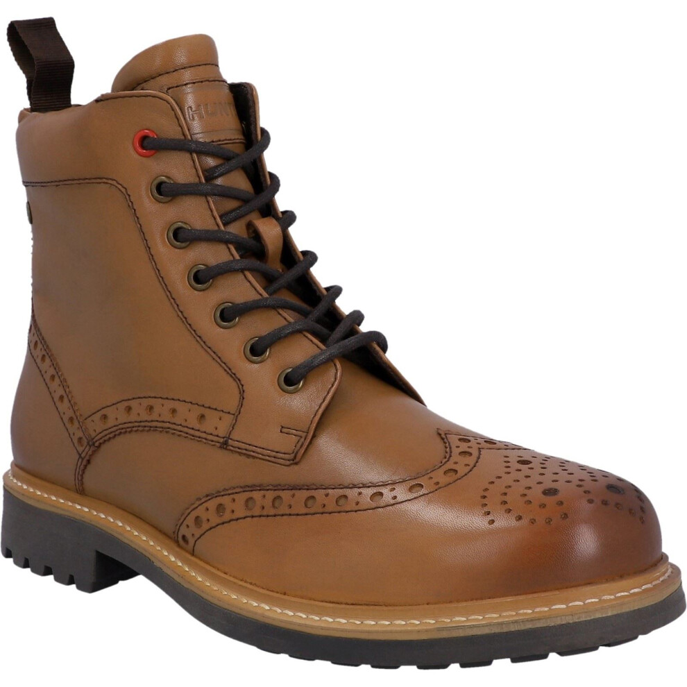 Hunter (Brown, 7 (Adults')) Cawdor Leather Men's Tan Brogues Shoes