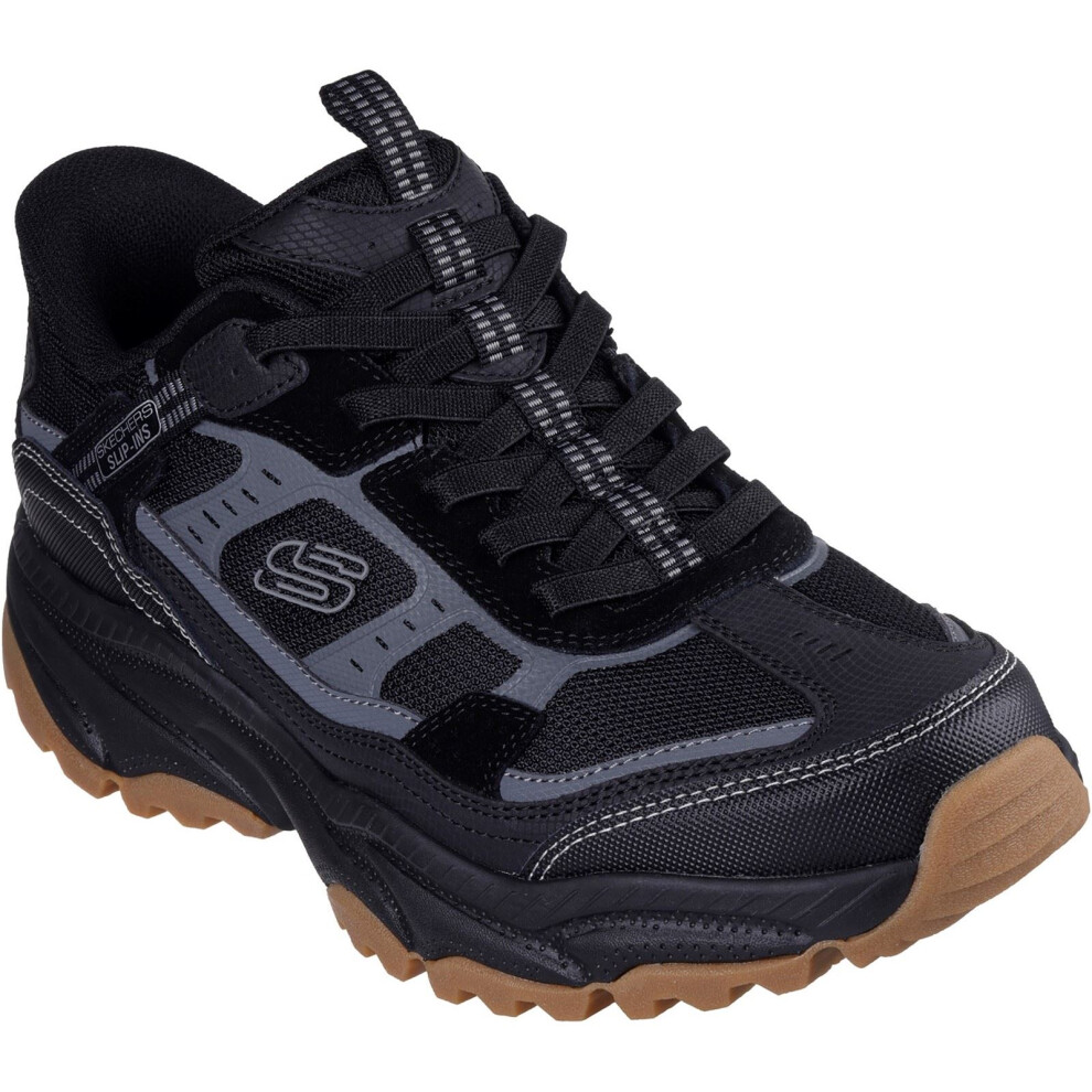 Skechers (Black, 7 (Adults')) Vigor At Leather Men's Black Hiking Boots
