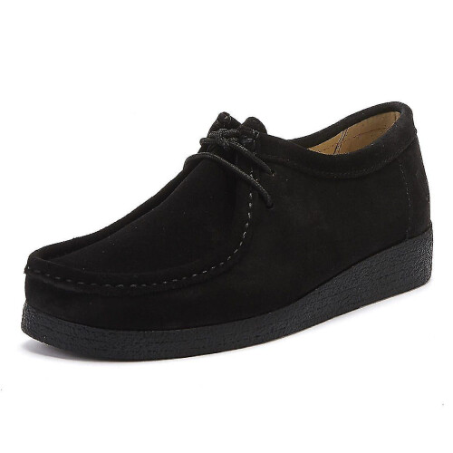 Mens Womens  Apache Suede Shoes - (black) 1