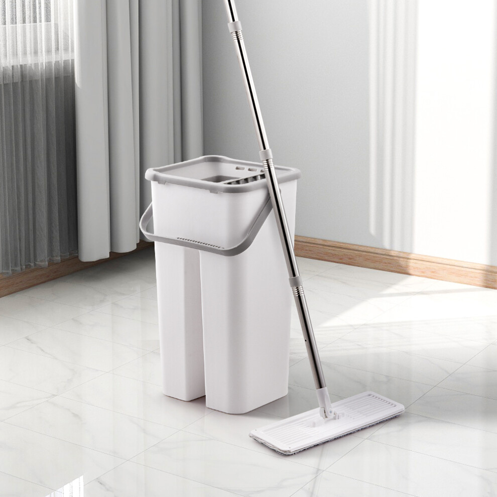 Flat Mop and Bucket Set for Floor Cleaning