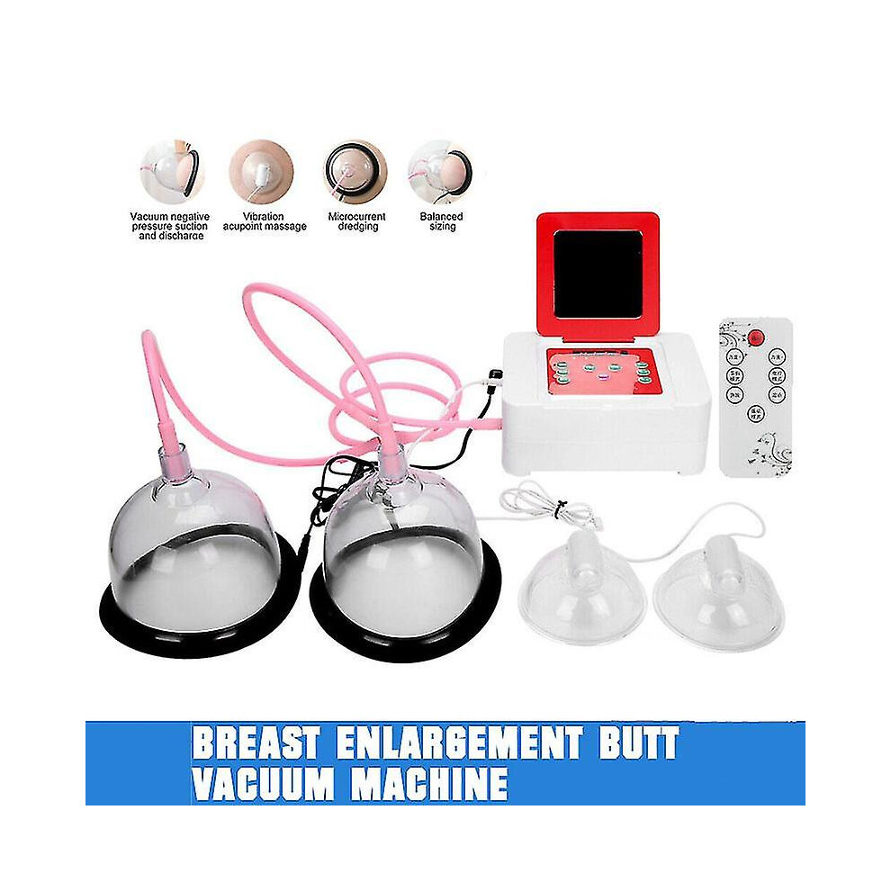 (D cup) Electric Breast Enlargement Butt Vacuum Machine Enhace Buttocks Lifter Massage Therapy Pump Cupping Machine  Body Shaping