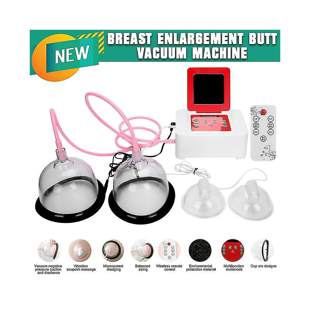 (A cup) Electric Breast Enlargement Butt Vacuum Machine Enhace Buttocks Lifter Massage Therapy Pump Cupping Machine  Body Shaping