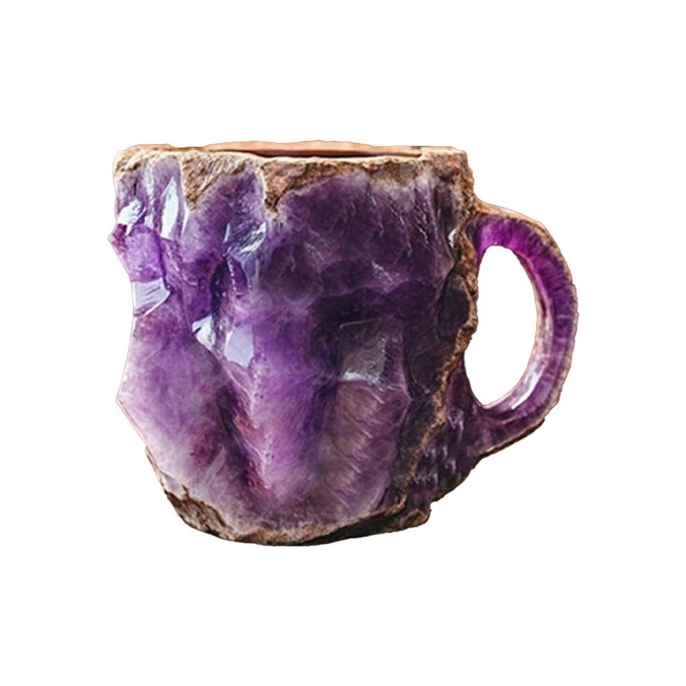 (03) 2024 New Multi-Colored Mineral Crystal Coffee Mug,  Imitation Mineral Crystal Mug, Crystal Christmas Mugs,Christmas Gif