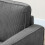 Homcom HOMCOM Compact 2 Seater Sofa with Under Seat Storage for Small Spaces Grey 6