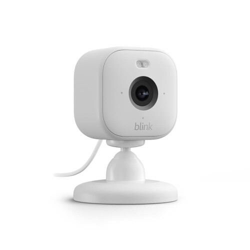 Blink Mini 2 Plug-In Smart Security Camera White - 1080p HD Night View in Colour, Motion Detection, Alexa Compatible B0BWX1H9FG