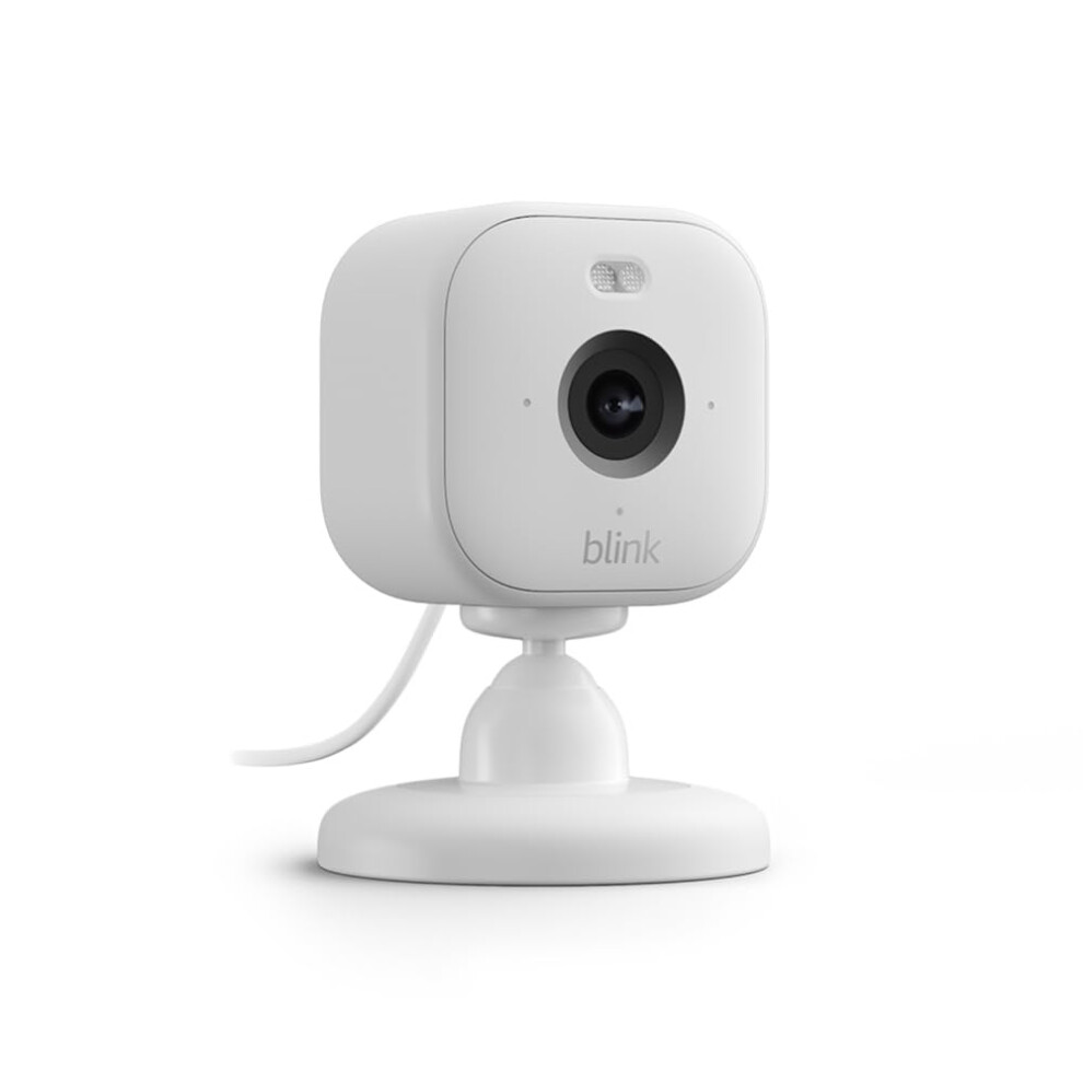 Blink Mini 2 Plug-in smart security camera HD Night view in colour (White)