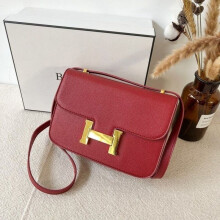 (Claret, 1) New trendy high-end shoulder crossbody bag, versatile and fashionable design high-value women's bag