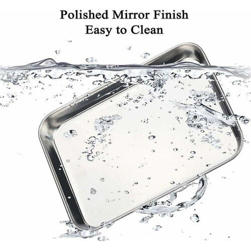 Baking Dish Rectangular Stainless Steel Baking Dish With Rack Household Baking Dish Dishwasher Safe And Durable 1