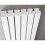 (Satin White) Nuie Sloane Vertical Single Panel Radiator, Designer Radiator 5