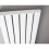 (Satin White) Nuie Sloane Vertical Single Panel Radiator, Designer Radiator 3