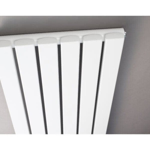(Anthracite) Nuie Sloane Vertical Single Panel Radiator, Designer Radiator 2