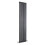 (Satin White) Nuie Sloane Vertical Single Panel Radiator, Designer Radiator 2