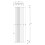 (Satin White) Nuie Sloane Vertical Single Panel Radiator, Designer Radiator 4