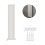 (Anthracite, 1800mm x 360mm) Princia Vertical Double Oval Panel Radiator 20