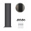 (Anthracite, 1800mm x 480mm) Princia Vertical Double Oval Panel Radiator 18
