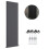 (Anthracite, 1800mm x 480mm) Princia Vertical Double Oval Panel Radiator 19