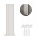 (Anthracite, 1800mm x 600mm) Princia Vertical Double Oval Panel Radiator 21