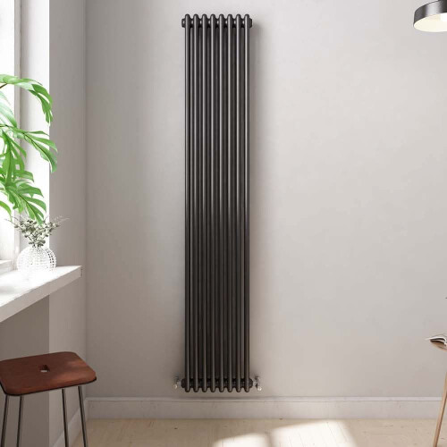 (Anthracite, 3) Helena Vertical Column Radiator 2