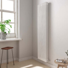 (White, 3) Helena Vertical Column Radiator