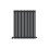 (Anthracite Grey, 600mm x 780mm) Princia Horizontal Single Oval Panel Radiator 1