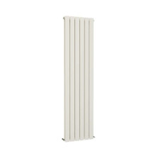 (White, 1800mm x 456mm) iBathUK Apex Vertical Double Slim Flat Panel Radiator, Designer Radiator, Vertical Electric Radiators