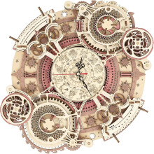 3d Puzzles For Adults, Diy Wooden Clock Model Kit For Adults To Build, Mechanical Gear Building Collectible Home Decoration Gift On Birthday Christmas