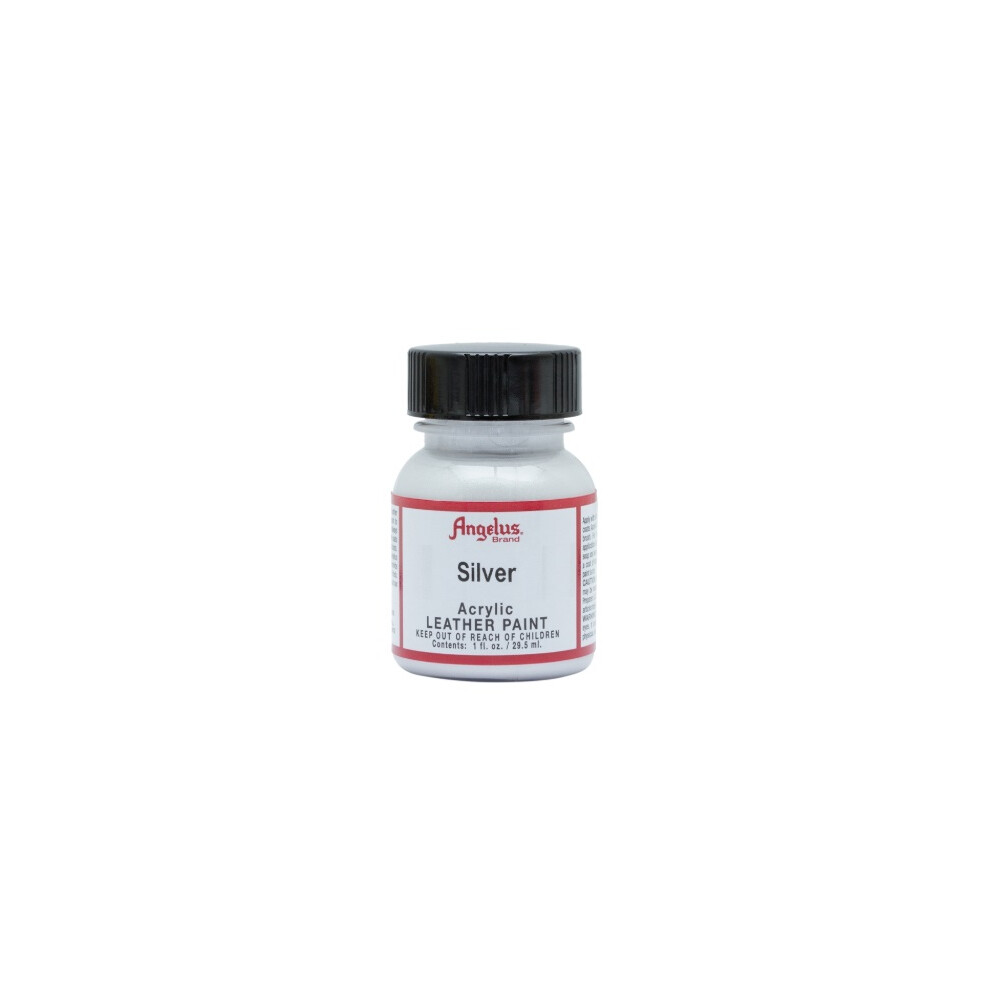 Angelus Springfield Leather Company's Silver Acrylic Leather Paint