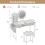 ELECWISH LED Lighted Dressing Table with Stool Set 3 Drawer Side Pocket Storage 8