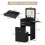 ELECWISH Dressing Table Set LED Mirror Vanity Makeup Desk Side Panel 2 Drawer 11