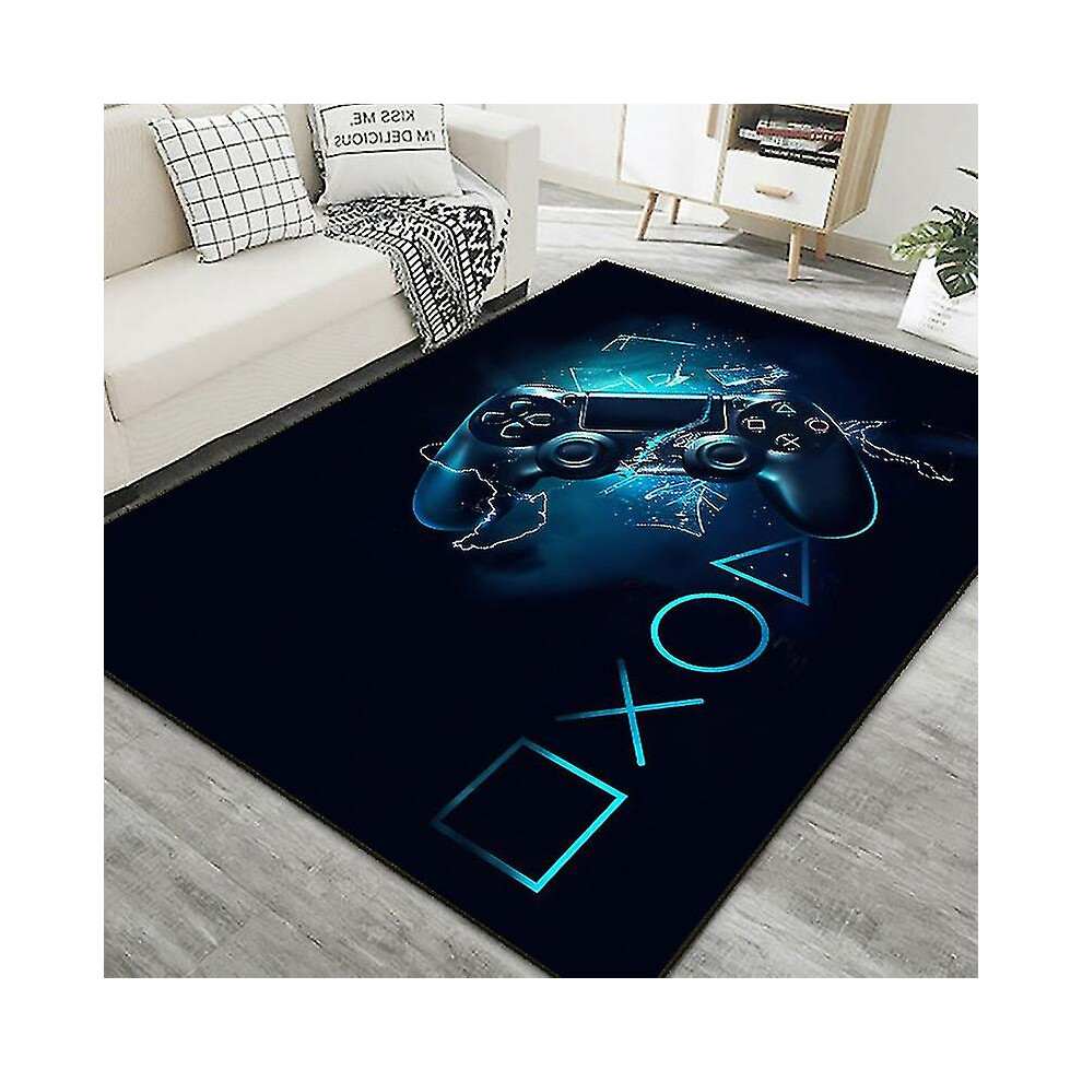 (D, 80*160cm) Game Rug Boys Game Controller Carpet, Non-slip 3d Gaming Area Rugs For Playroom-image-OPC-PFSYG2S-NEW