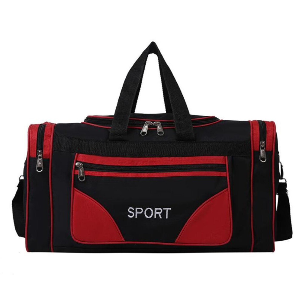 (red, M) Travel Bags Hand Luggage Big Travel Bag Business Large Capacity Weekend Duffle Travel Bag