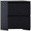 Vida Designs (Black) Denver 2 Drawer Large Bedside Chest Storage Unit 6