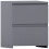 Vida Designs (Grey) Denver 2 Drawer Large Bedside Chest Storage Unit 6
