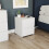 Vida Designs (White) Denver 2 Drawer Large Bedside Chest Storage Unit 1