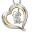 Classic Small Donkey Cartoon Necklace Collarbone Chain 2