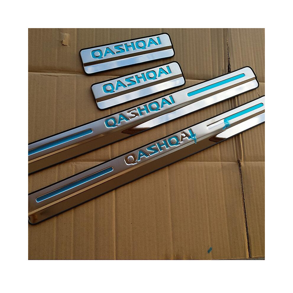 Car Sticker For Nissan Qashqai J11, Protection Of Door Thresholds Threshold, In Stainless Steel, Pedal Style Garnish 7364071128982