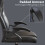 Vida Designs (Black) Coma Racing Gaming Chair Home Office Study UKFR 5