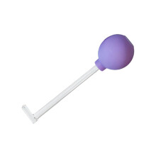 (Purple Flat) Portable Tonsils Stone Remover With Right Angle Tube Easy Carry Tonsillolith Stone Remover For Mouth Cleaning